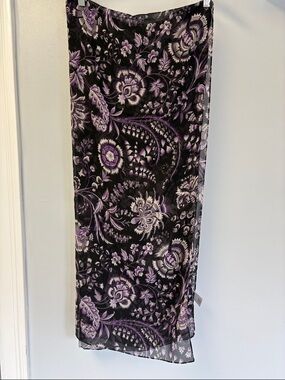 Purple Lightweight Dress Scarf